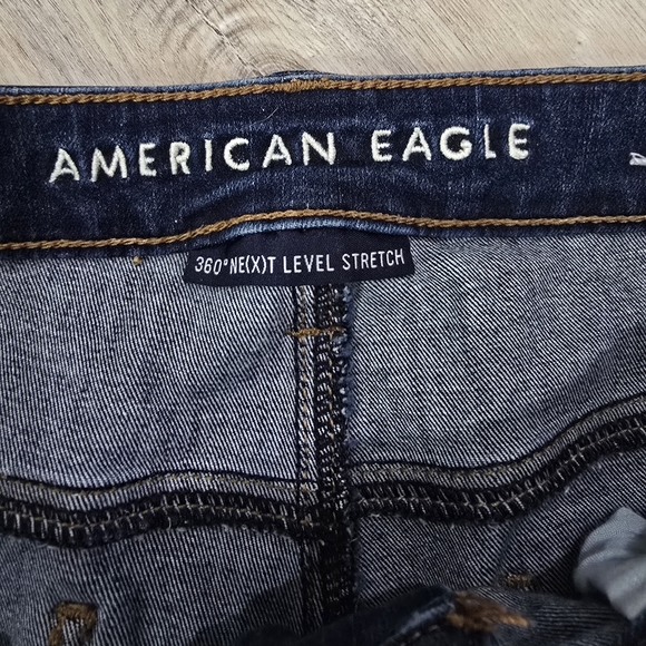American Eagle 360 Next Level Stretch Super Hi-Rise Jeggings Size 12 Reg - Picture 2 of 6